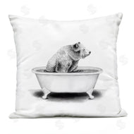 Rachel Neiman | Bear in Bathtub Smiling Funny Animal Design