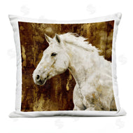 Melonie Miller | White Stallion Horse Wildlife Animal Portrait