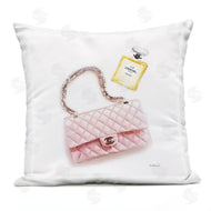 Amanda Greenwood | Trendy Pink Glam Fashion Purse Perfume