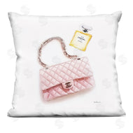 Amanda Greenwood | Trendy Pink Glam Fashion Purse Perfume