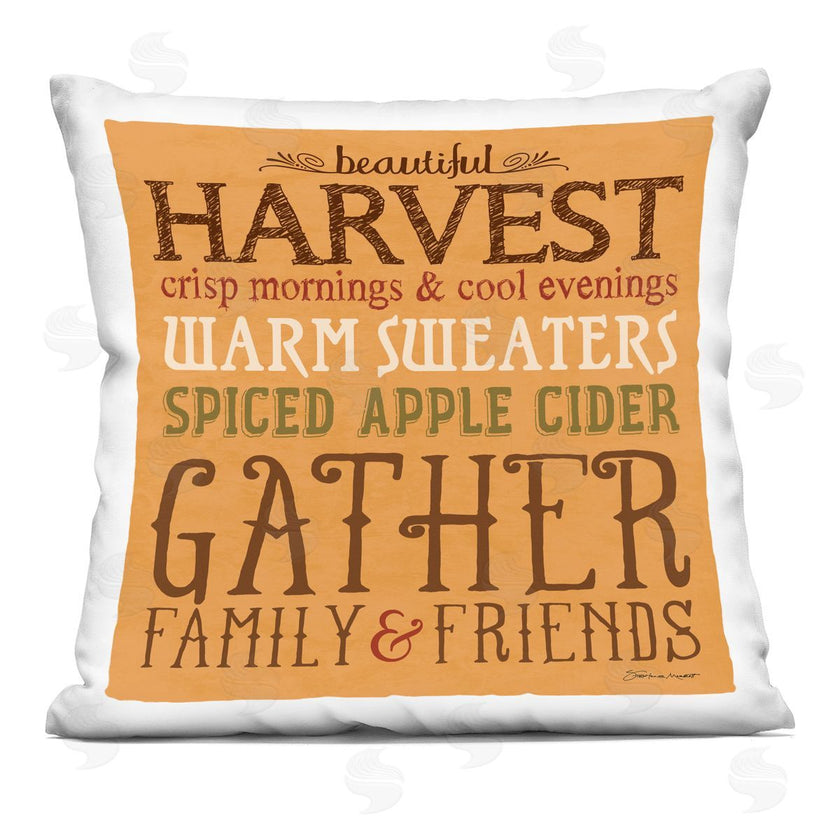 Stephanie Workman Marrott | Beautiful Harvest Fall Autumnal Typography Words