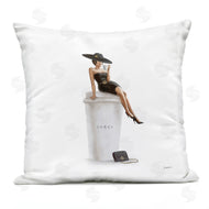 Ziwei Li | Stylish Fashion Woman Pose Glam Coffee Cup
