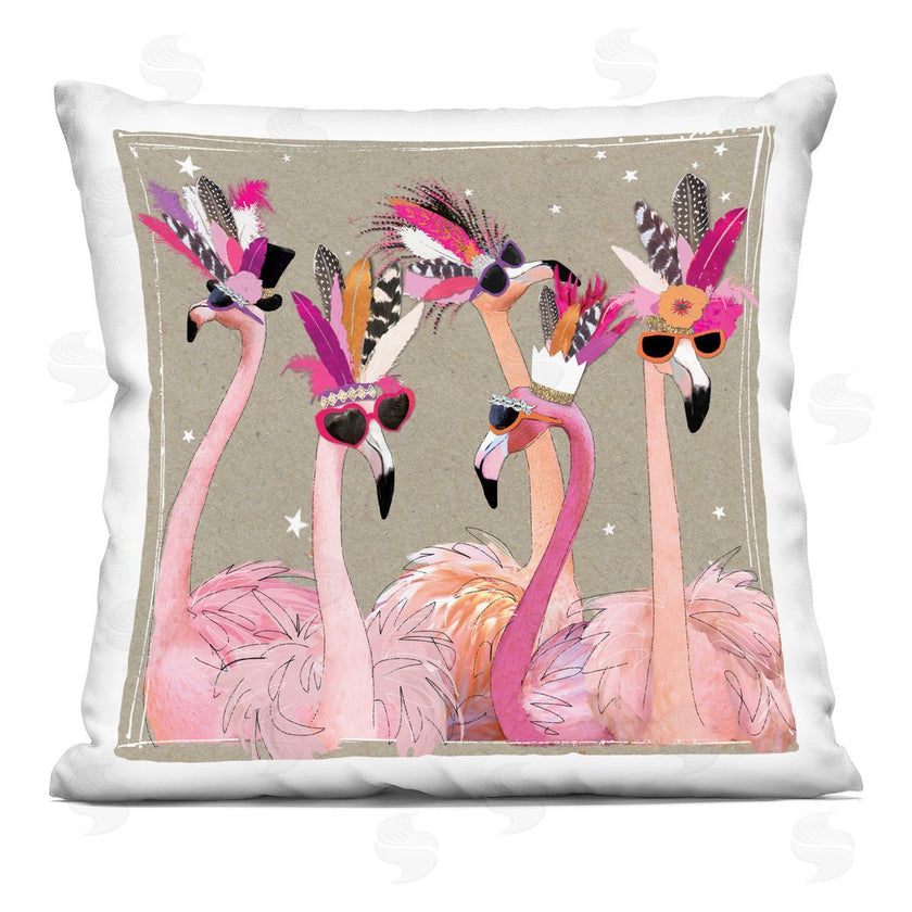 Hammond Gower | Fancy Feathers Pink Flamingos Trendy Accessories