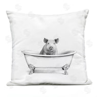 Victoria Borges | Farm Pig In Bathtub Adorable Hog Animal