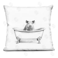 Victoria Borges | Farm Pig In Bathtub Adorable Hog Animal