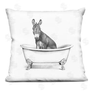 Victoria Borges | Donkey in Claw Tub Rural Farm Animal Portrait