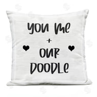 Stupell Studio | You Me & Doodle Dog Breed Family Phrase