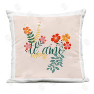 Grace Popp | Te Amo Romantic Botanical Flower Blossoms Saying