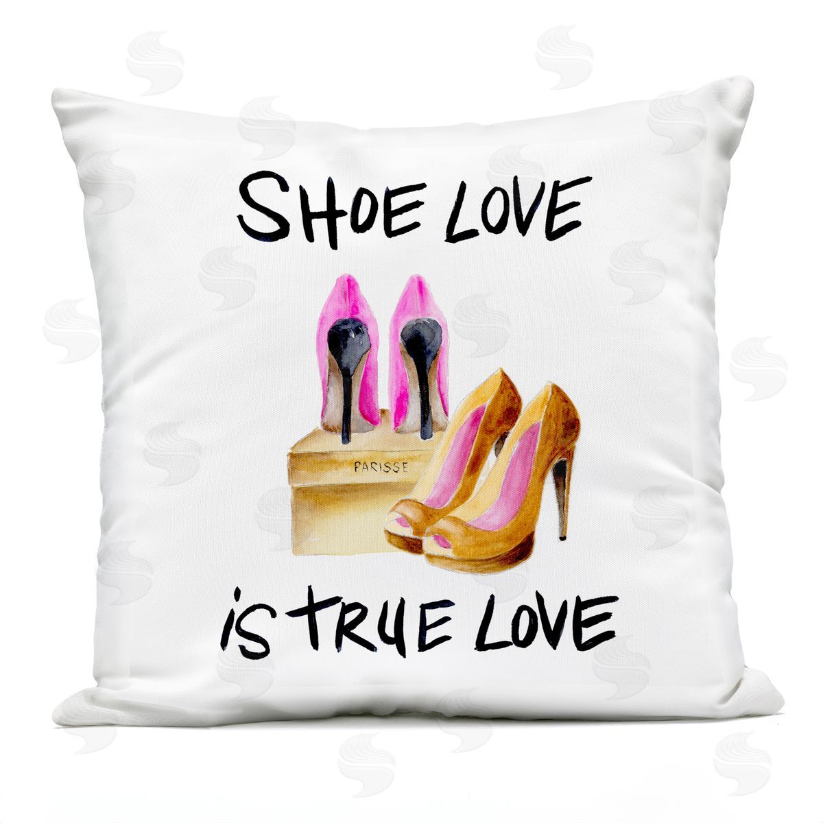 Shoes True Love Glam Fashion Heels Phrase Outdoor Printed Pillow, Home Decor by Regina Moore