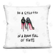 Regina Moore | Be A Stiletto Motivational Fashion Heels Quote