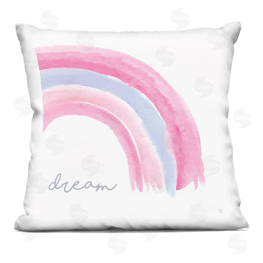 Elizabeth Tyndall | Dream Calligraphy Pastel Pink Blue Rainbow