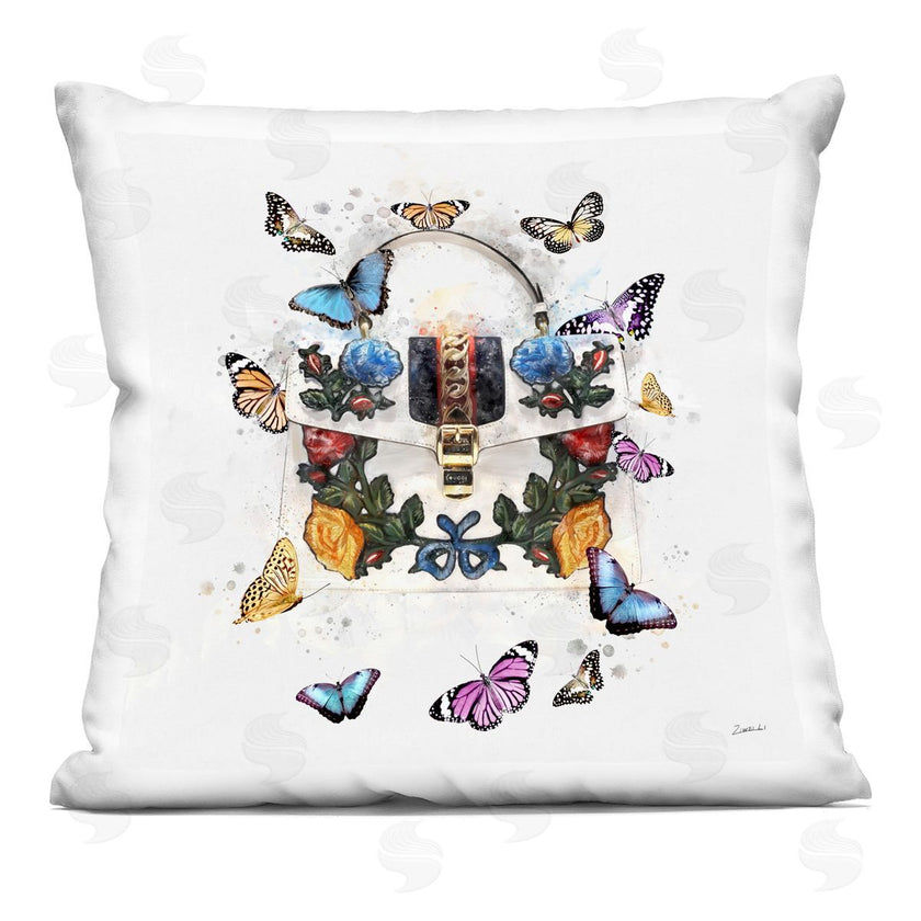 Ziwei Li | Fashion Buckle Purse Vivid Glam Butterflies