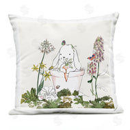 Sangita Bachelet | Bunny Flower Pot Botanical Lilac Floral Blooms