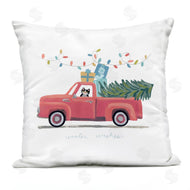 June Erica Vess | Winter Wishes Red Christmas Cat Gift Truck