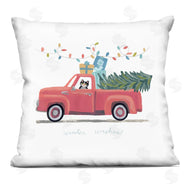 June Erica Vess | Winter Wishes Red Christmas Cat Gift Truck