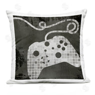 Stupell Studio | Gaming Controller Silhouette Geometric Squares Pattern