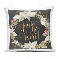 Grace Popp | Joy To The World Chic Christmas Holly Wreath