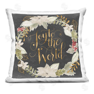 Grace Popp | Joy To The World Chic Christmas Holly Wreath