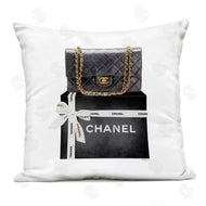 Amanda Greenwood | Chic Quilted Purse Black Glam Fashion Brand