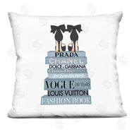 Amanda Greenwood | Blue Fashion Bookstack Glam Black Heels