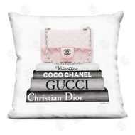 Amanda Greenwood | Pastel Pink Designer Purse Glam Bookstack