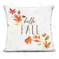 Nina Pierce | Hello Fall Autumnal Tree Leaves Seasonal Sentiment