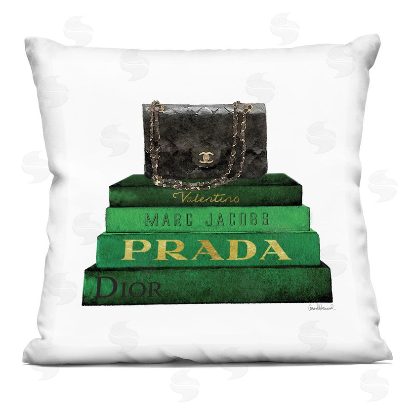 Amanda Greenwood | Green Fashion Designer Books Black Stylish Purse