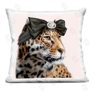 Ziwei Li | Stylish Leopard Fancy Glam Hair Bow Jewel