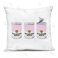 Amanda Greenwood | Pastel Pink Fashion Diamond Soup Can