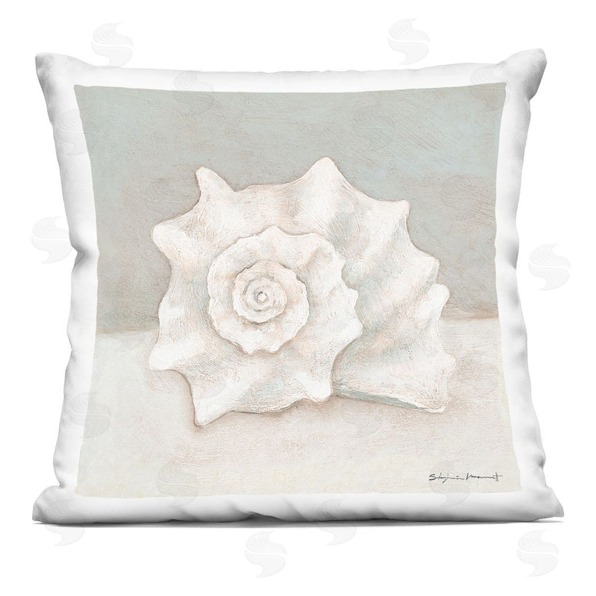 Stephanie Workman Marrott | Minimal Beige Conch Seashell Aquatic Beach Life