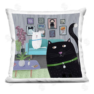 Carla Daly | Rock The Moment Family Pets Living Room Scene