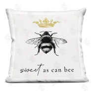 Stupell Studio | Sweet As Can Bee Royal Crown Insect Phrase