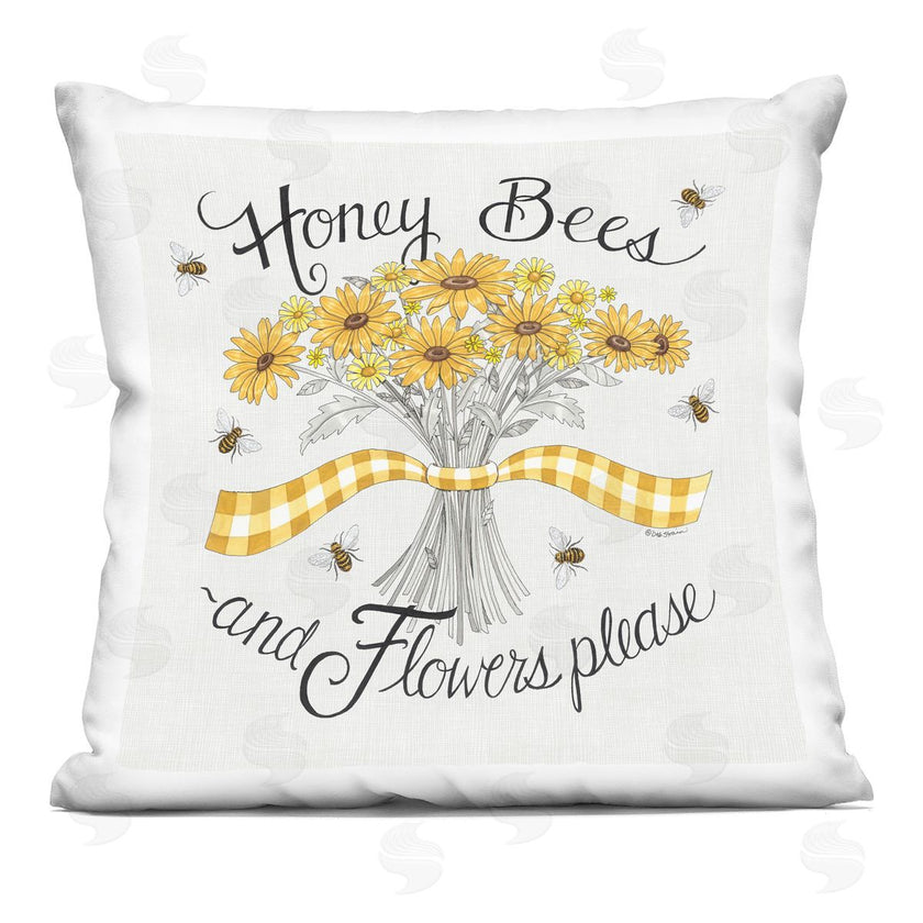 Deb Strain | Honey Bees & Flowers Please Vintage Yellow Daisies