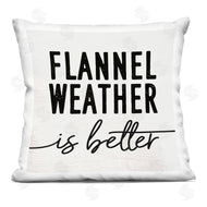 Stupell Studio | Flannel Weather Is Better Vintage Rustic Fall Typography