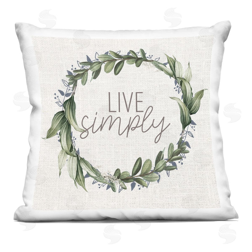 Kim Allen | Live Simply Rustic Green Botanical Herb Wreath