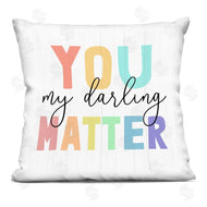 Stupell Studio | You Matter Bold Rainbow Block Letters Phrase