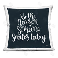 Imperfect Dust | Uplifting Smile Calligraphy Black Background