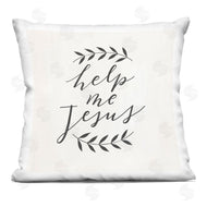 Loni Harris | Help Me Jesus Simple Botanical Religious Phrase