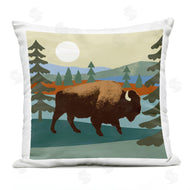 Victoria Barnes | Wild Bison Forest Nature Lake Landscape