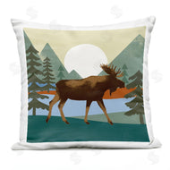 Victoria Barnes | Wild Moose Woodland Nature Lake Scene