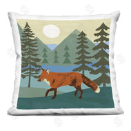Victoria Barnes | Red Fox Running Through Woodland Nature