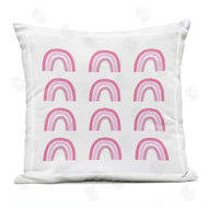 Amy Brinkman | Pink Stripes Rainbow Arch Shapes Pattern