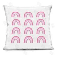 Amy Brinkman | Pink Stripes Rainbow Arch Shapes Pattern