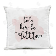Amy Brinkman | Let Her Be Little Pink Nursery Baby Calligraphy