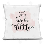 Amy Brinkman | Let Her Be Little Pink Nursery Baby Calligraphy
