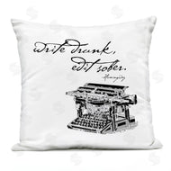 Amy Brinkman | Write Drunk Edit Sober Vintage Typewriter Quote