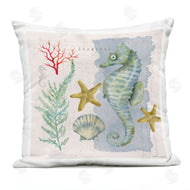 Stephanie Workman Marrott | Nautical Varied Sea Life Seahorse Animal