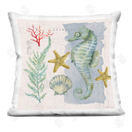 Stephanie Workman Marrott | Nautical Varied Sea Life Seahorse Animal