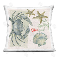 Stephanie Workman Marrott | Nautical Crab Various Sea Life Botanical Shells