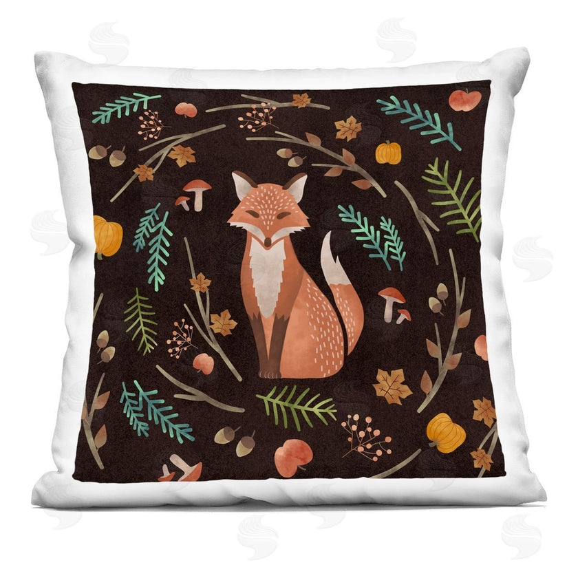 Ziwei Li | Fall Botanical Leaves Red Fox Nature